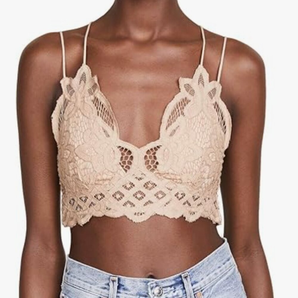 Free People Adella Bra Nude Size M - Picture 2 of 7